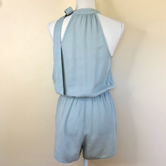 cloth & stone . Tie Neck Romper - Picture 6 of 16